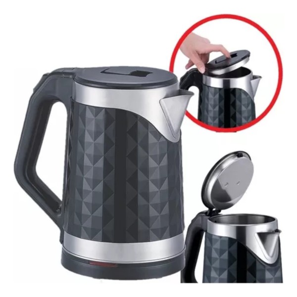 Jarra Electrica Plastica Negra O Azul - 1.7 Litros 1500w - Imagen 3