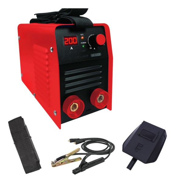Soldadora Inverter 200a Con Mascara Hasta 4mm Gran Potencia