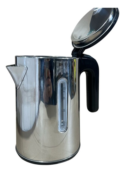 Jarra Tetera Eléctrica Metal Acero Inoxidable 1.8l 1500w